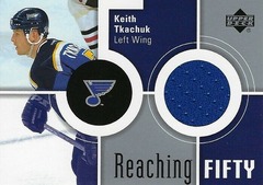 2002-03 Upper Deck Reaching Fifty Keith Tkachuk #50-KT Jersey